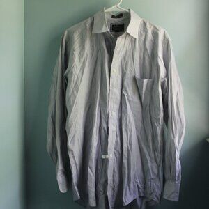 Black & White Britches striped button down, size L.